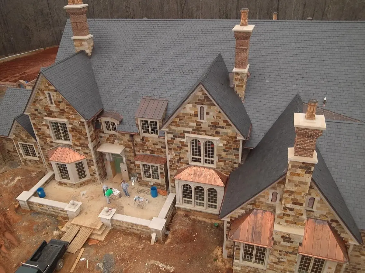 Craftsman Roofing Slate Roof Repair project in Beetree Manor